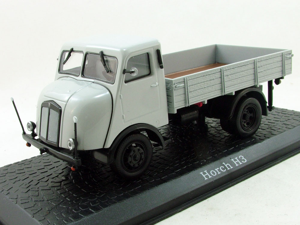 1:43 HORCH H3, серия грузовиков от Atlas Verlag, серый - 7167121