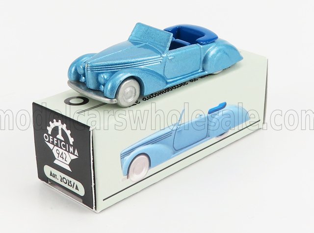 1:76 FIAT 1500 Cabriolet Carrozzeria Viotti (1940), Light Blue - ART2025A