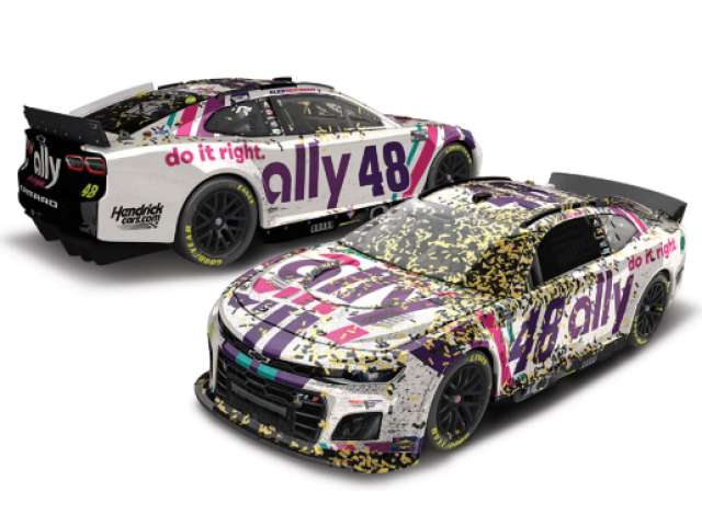 1:24 CHEVROLET Camaro #48 Alex Bowman *Ally*, Las Vegas Win, various 2022 - W482223ALYALC