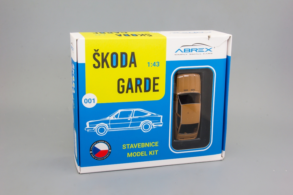 1:43 Сборная модель SKODA Garde (1982)  - Bronze Metallic - Model Kit - 722YQ