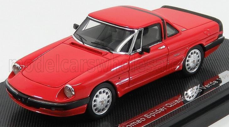 1:43 ALFA ROMEO Spider Quadrifoglio Verde Hard-top (1986) - 3ª Serie Aereodinamica, Rosso Alfa Red - MR43103C.RA