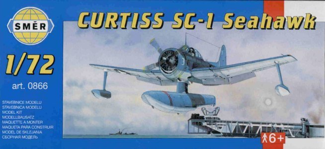 1:72 Сборная модель Самолёт Curtiss SC - 1 Seahawk - 0866