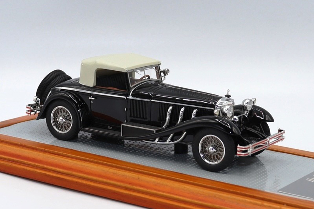 1:43 Mercedes-Benz 710SS 1929 Roadster cabriolet Castagna sn36208 Original Closed Car, Black - IL43158