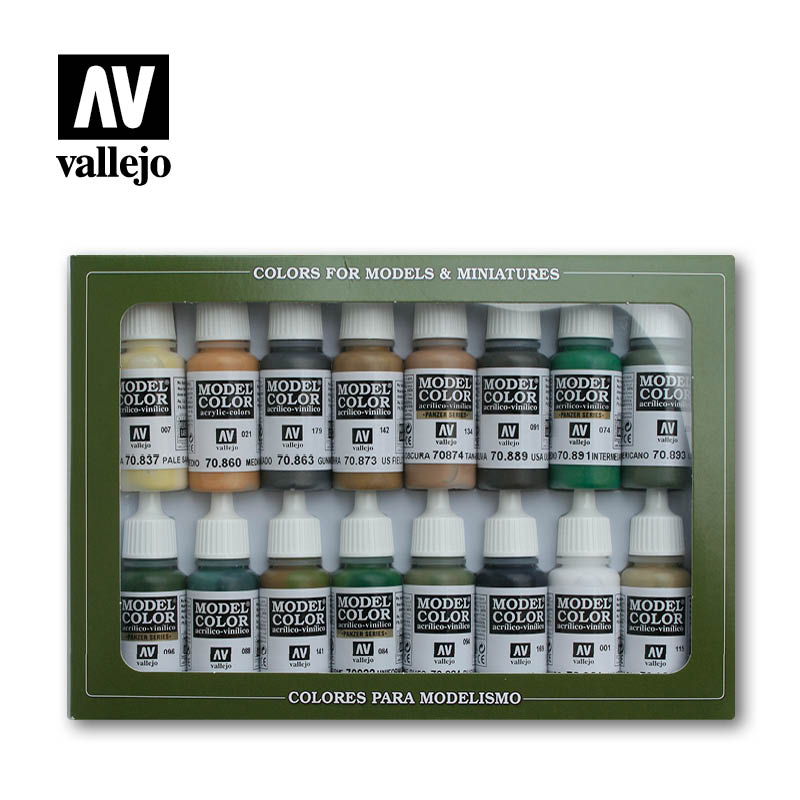 Краска акриловая `Model Color`Набор №9 WWII Aliedos 16цв. - 70109