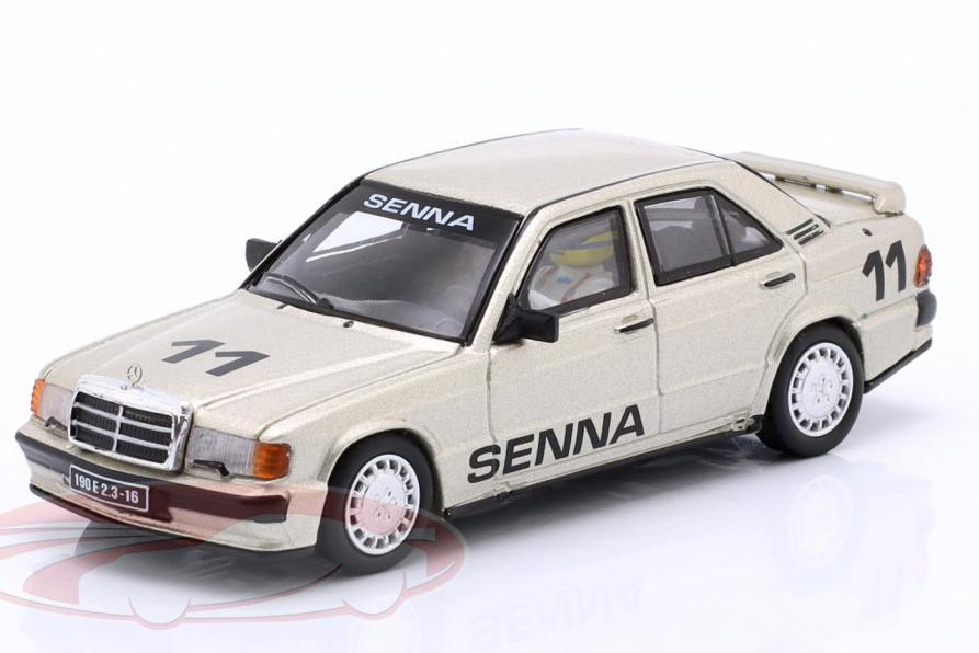 1:64 MERCEDES-BENZ 190E 2.3-16 №11 Winner Opening race 'Race of Champions' Nürburgring  Ayrton Senna (1984) - MGT01076-L