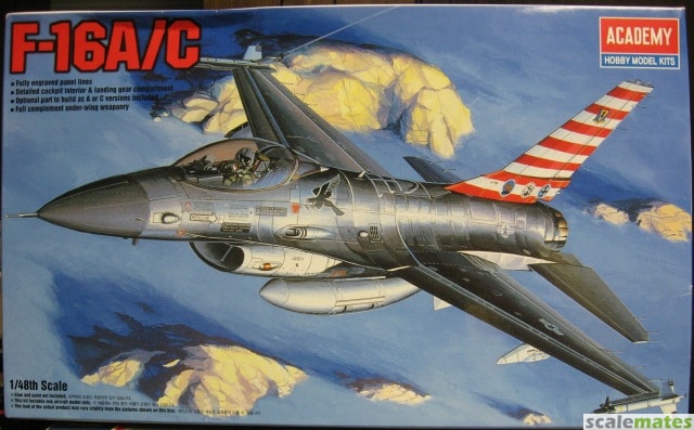 1:48 Сборная модель Самолет F-16A/C FIGHTING FALCON - 12259