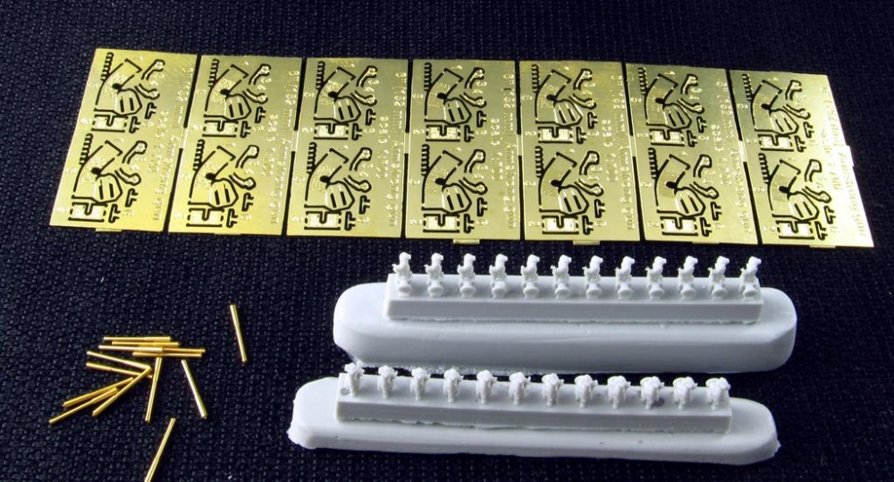 1:700 Фототравление Type 41 6-inch (152 мм) / морская пушка 40-го калибра (14 шт.) - MD70006