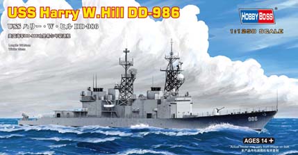 1:1250 Сборная модель Корабль USS Harry W.Hill (DD-986) - 82506