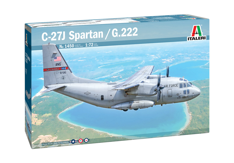 1:72 Сборная модель Самолет C-27J SPARTAN / G.222 - 1450