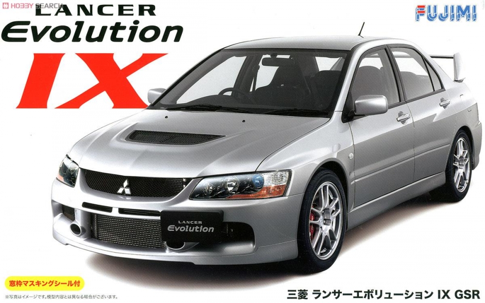 1:24 Сборная модель Mitsubishi Lancer Evolution IX GSR - 03918