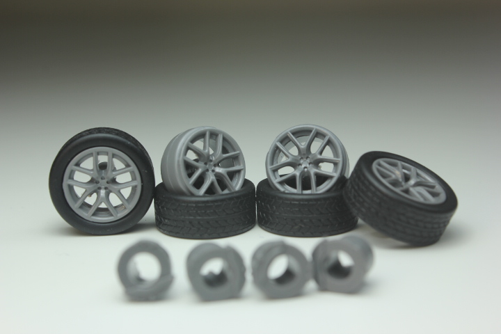 1:43 Комплект колес #41 - KD041