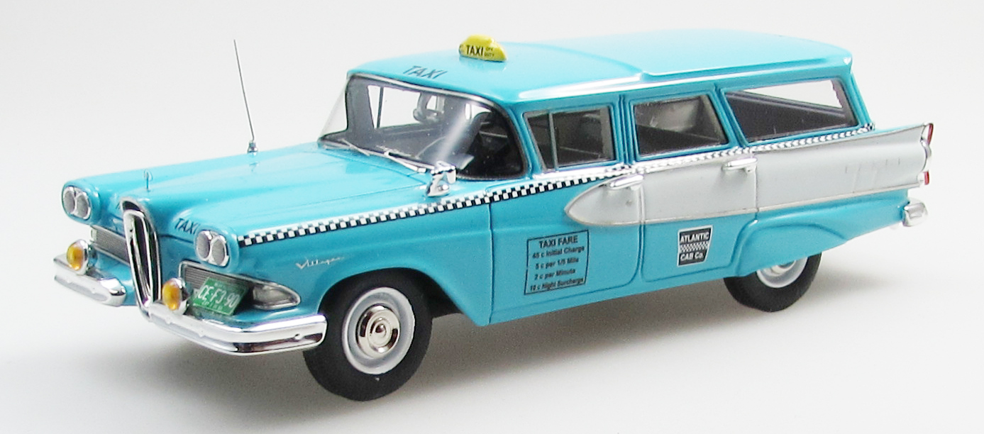 1:43 EDSEL Villager taxi (1958), blue/white - EMUS43086H