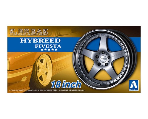 1:24 Набор дисков K-Break Hybreed Fivesta 18inch - 06112