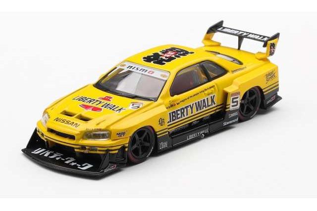 1:64 NISSAN GTR (R34) Skyline Super Silhouette Sport (2025), yellow - MGT01182R