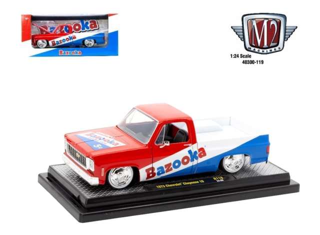 1:24 CHEVROLET Cheyenne 10 *Bazooka* (1973), red/white/blue - 40300-119B