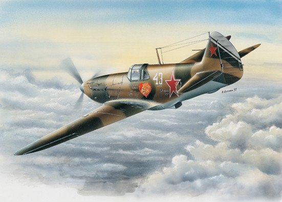 1:72 Сборная модель Советский истребитель ЛаГГ-3 тип 66 - 72211