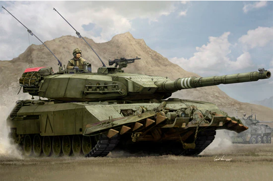 1:35 Сборная модель Leopard C2 MEXAS with TWMP Track Width Mine Plow - 84557