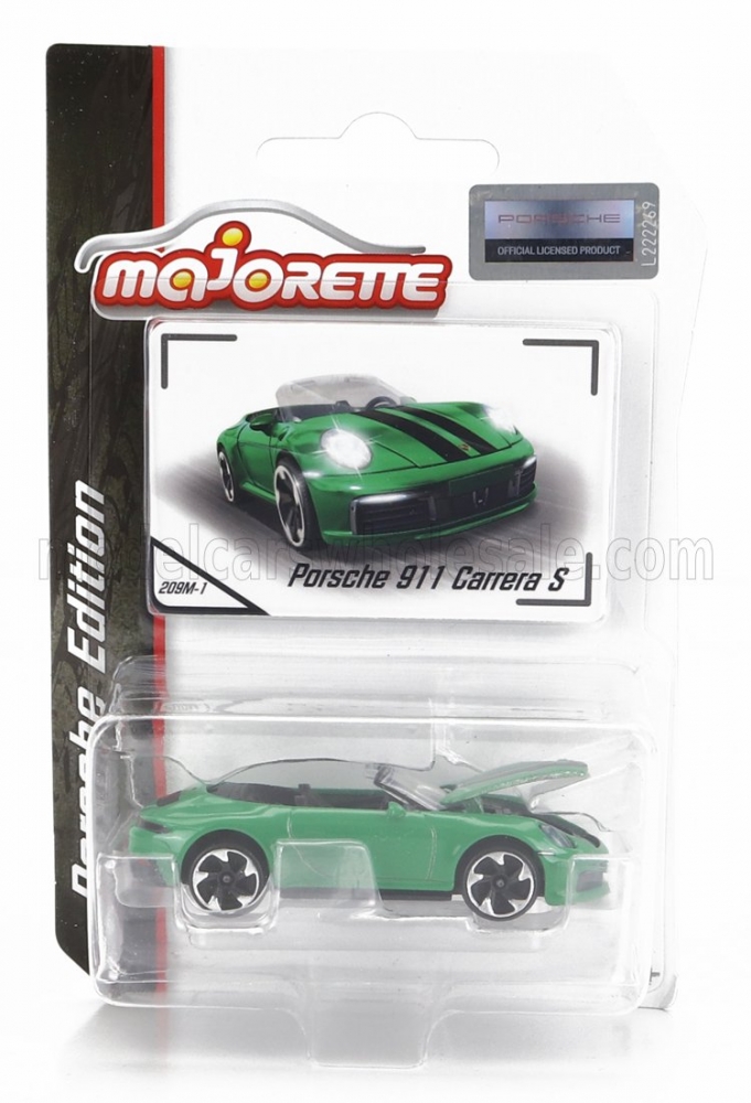 1:64 PORSCHE 911 991 Carrera S Cabriolet (2015), Green - 212053062(173562)