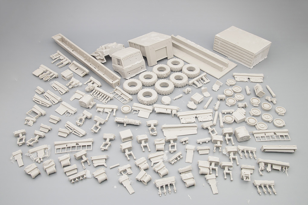 1:43 Сборная модель Пожарный автомобиль МАЗ-740912 аэродромный (Туношна)