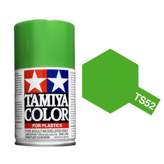 TS-52 Candy Lime Green (Конфетно-лаймовая, зеленая) аэрозольная краска, 100 мл. (в баллоне) - 85052