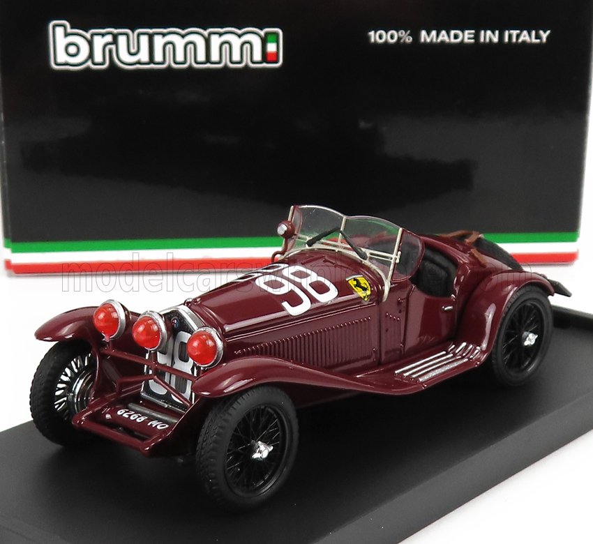 1:43 ALFA ROMEO 2300 SPIDER №98 WINNER MILLE MIGLIA (1933) T.NUVOLARI - D.COMPAGNONI, BORDEAUX - R638-UPD-2022