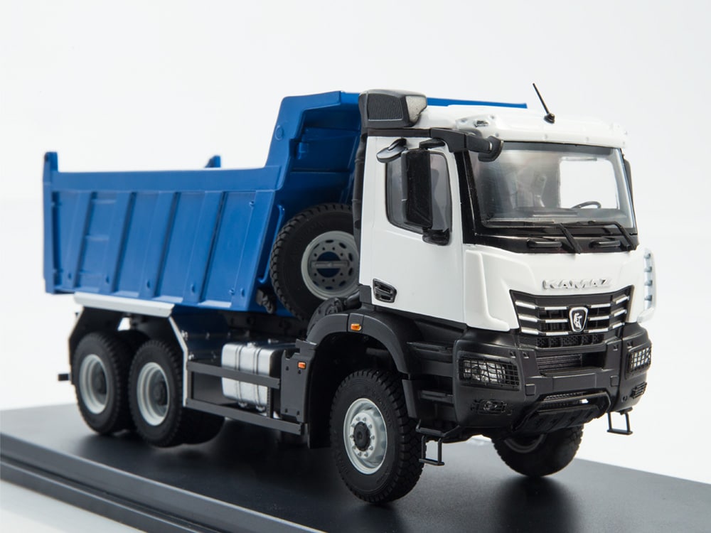 1:43 Камский 65952 самосвал К5, синий / белый - 777.SSM1479