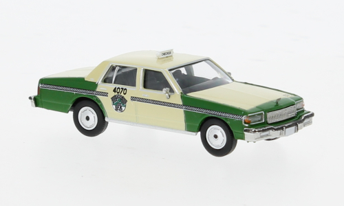 1:87 CHEVROLET Caprice Chicago Cab (1987), green/beige - 19712