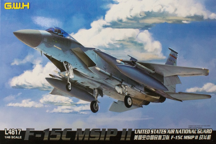 1:48 Сборная модель Самолет F-15C MSIP II United States Air National Guard - L4817