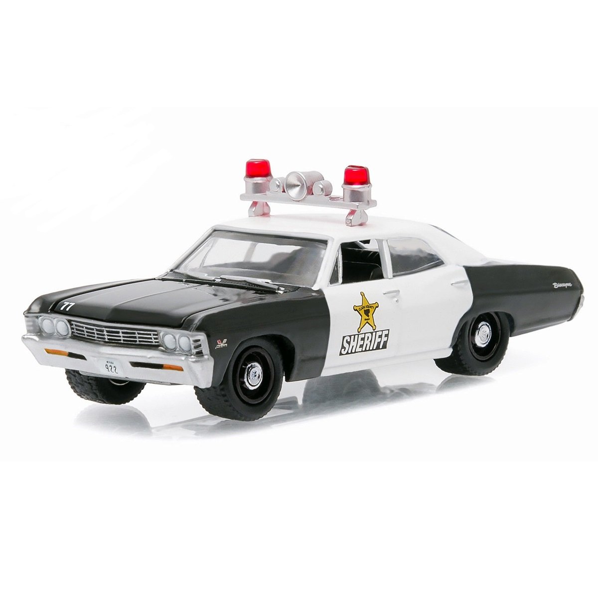 1:64 CHEVROLET Biscayne 'Clark County Sheriff' (1967), black / white - 42770A