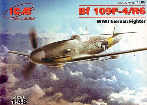 1:48 Сборная модель Немецкий истребитель Bf 109F-4/R6 - 48107