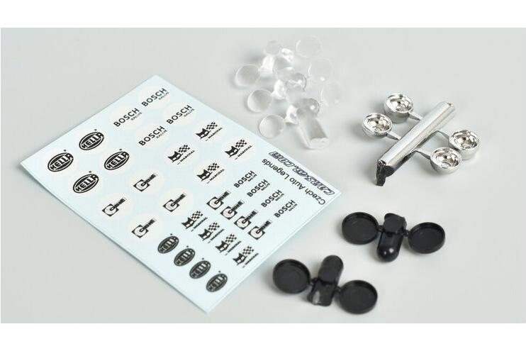 1:43 Комплект дополнительных фонарей, белое стекло - CAL-L-43-05