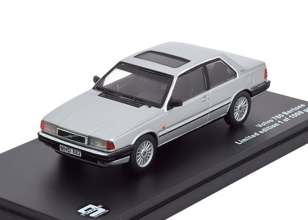 1:43 Volvo 780 Bertone Coupe 1987 серебристый - T9-43040
