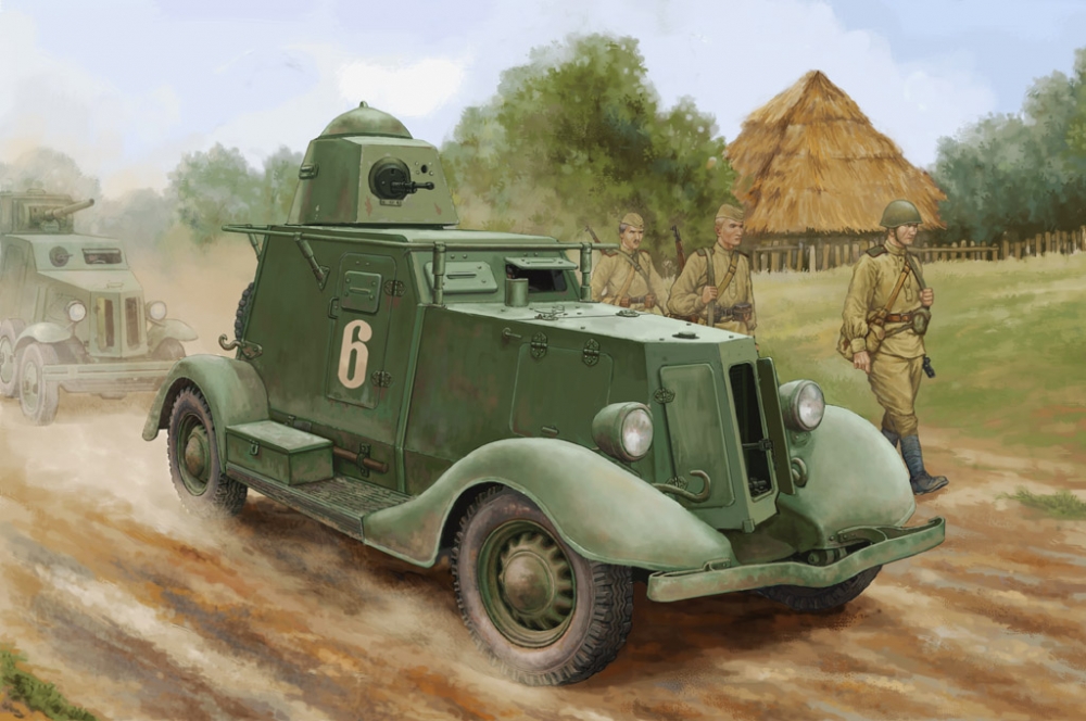 1:35 Сборная модель Бронеавтомобиль Soviet BA-20 Armored Car Mod.1937 - 83882