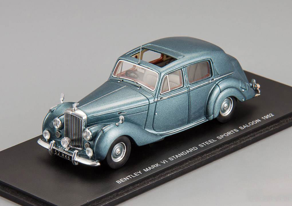1:43 BENTLEY Type R Mark VI Standard Steel Sports Saloon (1952), blue - S3802