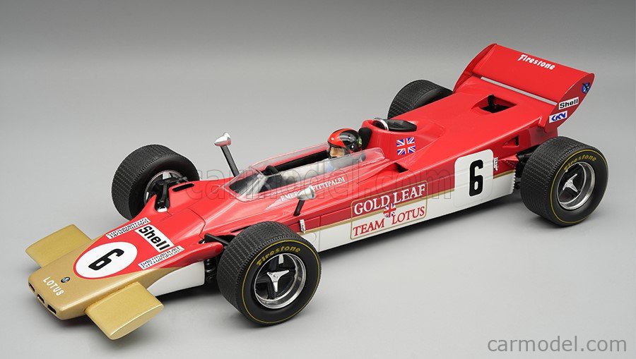 1:18 LOTUS F1 56B N 6 RACE OF CHAMPION Emerson Fittipaldi (with pilot figure) (1971) - TMD18-430C
