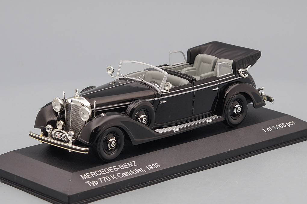 1:43 MERCEDES-BENZ 770K Cabriolet (1938), black - WB005