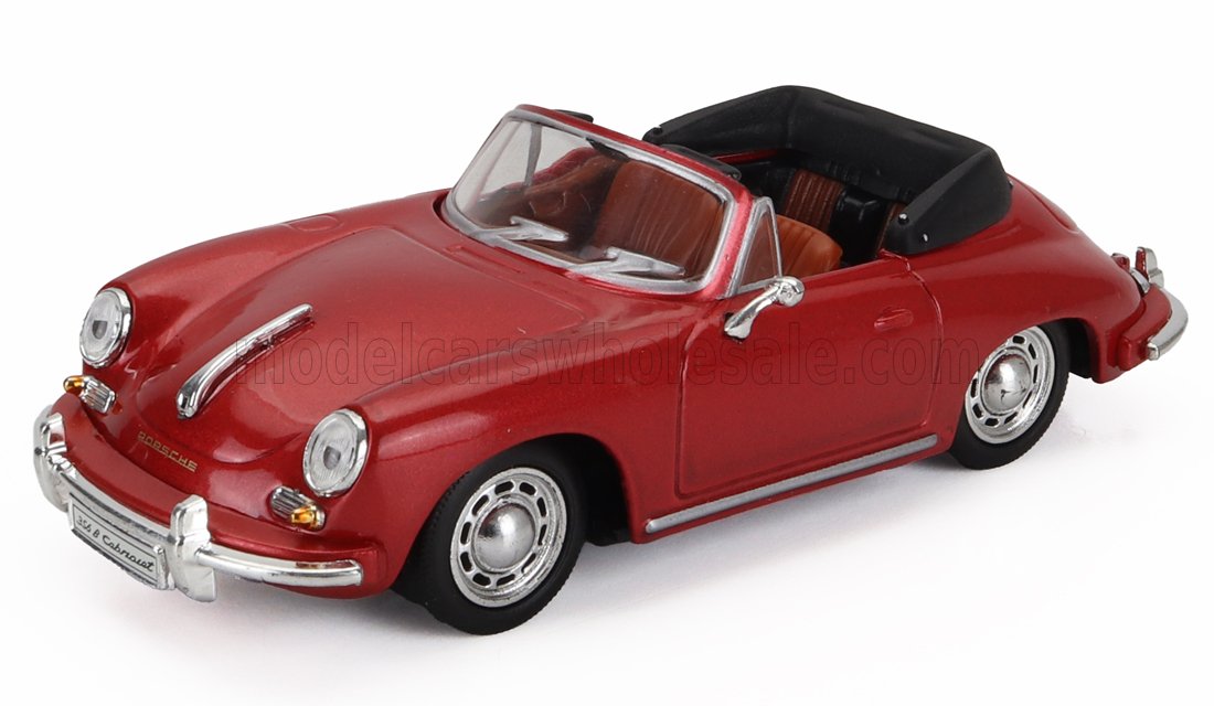 1:43 PORSCHE 356b Cabriolet Spider (1959), Red Met - ABPOR951