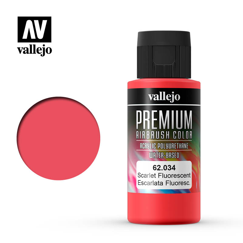 Краска акрил-уретановая 'Premium Color' Алый Флуорисцентная/Scarlet Fluo - 62034