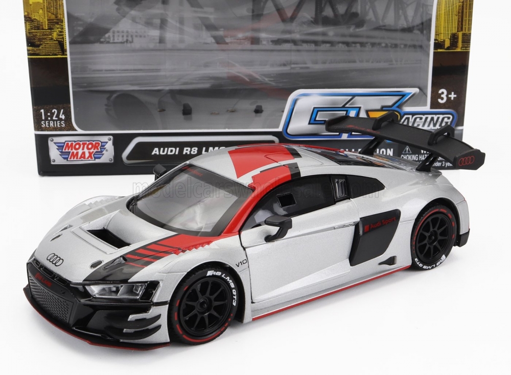 1:24 AUDI R8 Lms Gt3 (2021), Silver Red Black - 73788