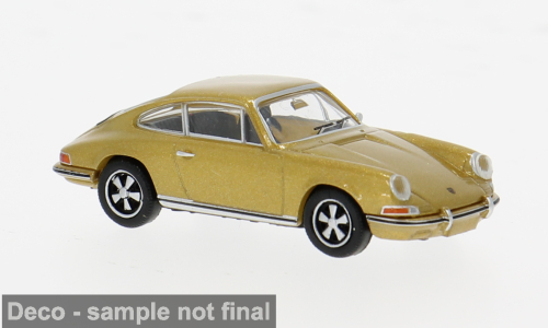 1:87 Porsche 911, gold, 1964 - BRE16233