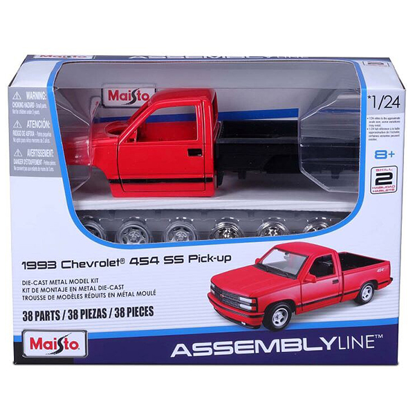 1:24 Сборная модель CHEVROLET 454 SS-Pick-up, red - 39239KIT-R