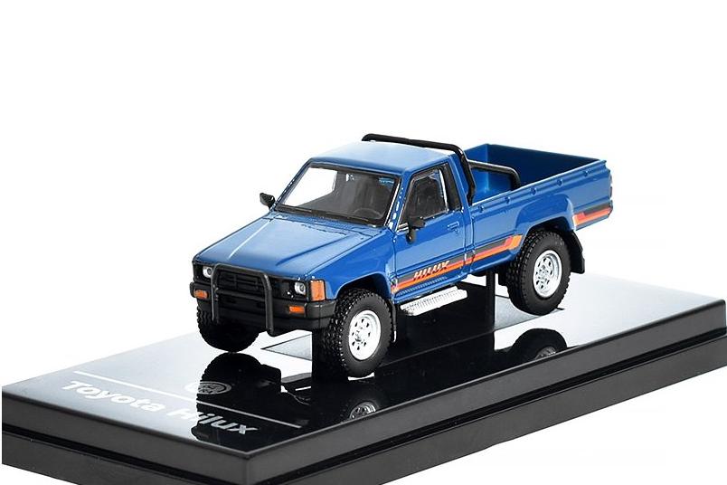1:64 TOYOTA Hilux Single Cab (1984), blue - 65522