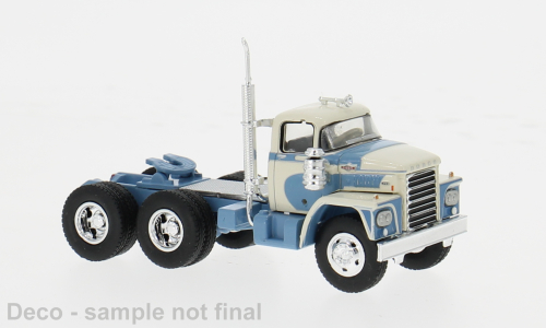 1:87 DODGE LCF CT 900 седельный тягач (1960), белый/голубой - BRE86301