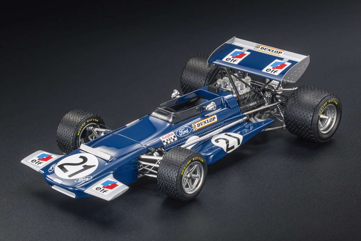 1:18 MARCH F1 701 №21 Pole Position Monaco Gp (1970) Jackie Stewart, Blue - GP140B