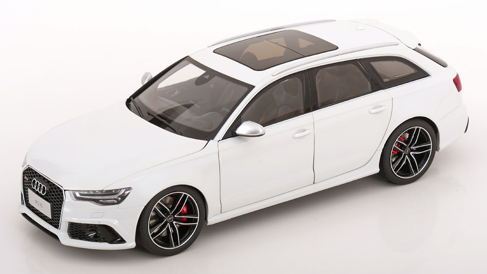 1:18 AUDI RS6 Avant, white metallic - 340084