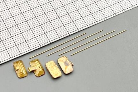 1:43 Зеркала КАМАЗ,МАЗ универсальные для сборки, 4 шт - MSH245