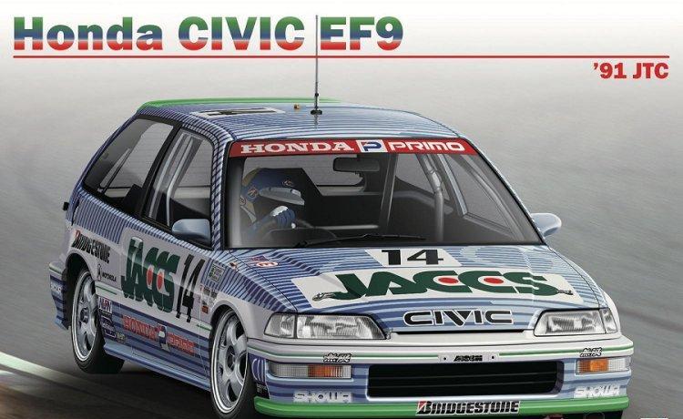 1:24 Сборная модель Honda Civid EF9 - BEE-24030