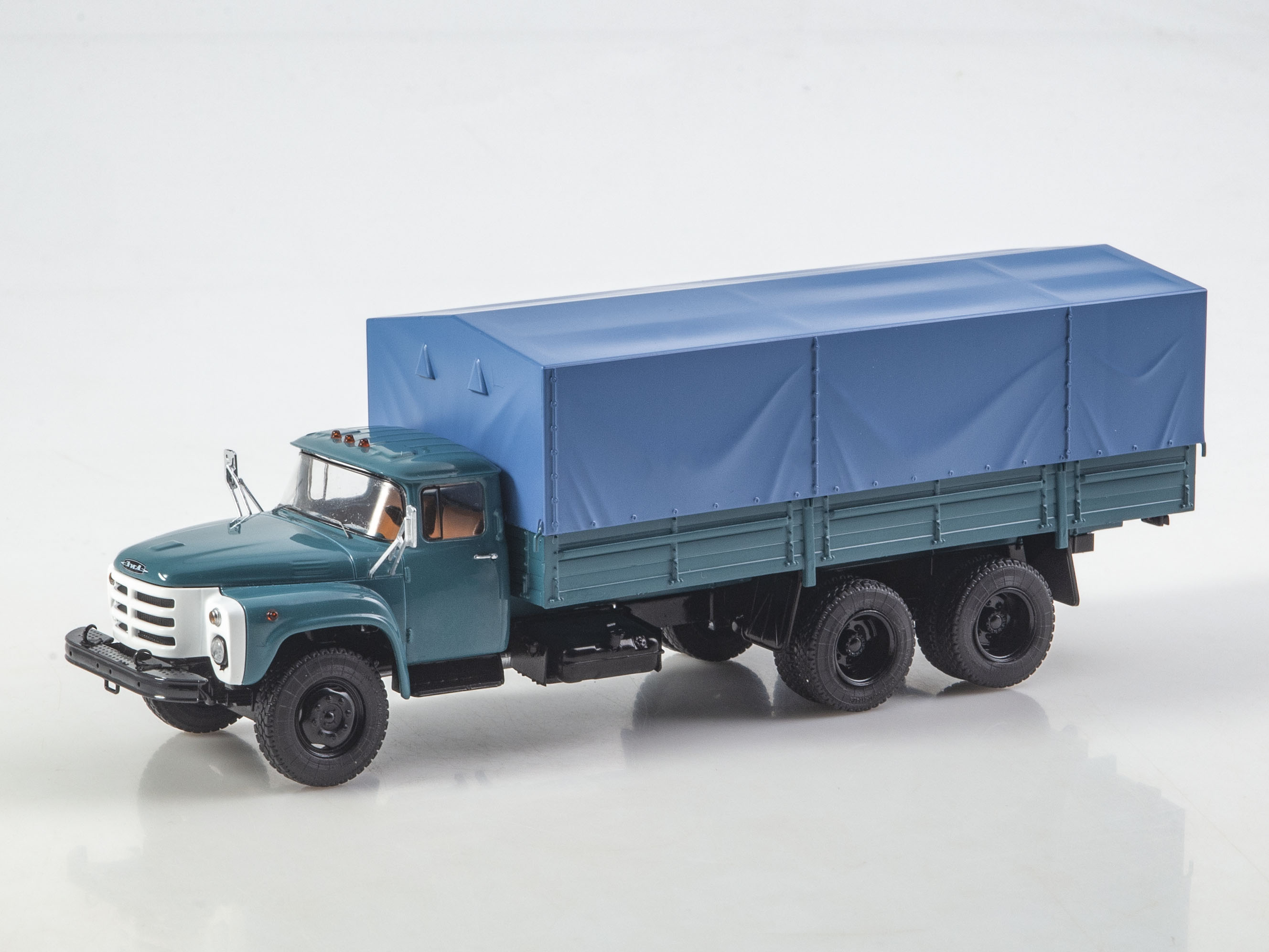 1:43 ЗИL-133ГЯ бортовой с тентом, морская волна - SSM1608