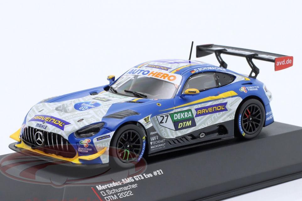 1:43 MERCEDES-BENZ AMG GT3 Evo №27 DTM D.Schumacher (2022) - WWR-I-AMG-22-4327-DTM