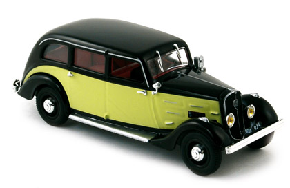 1:43 PEUGEOT 401 Longue Taxi (1935), 474103, black and yellow - 474103